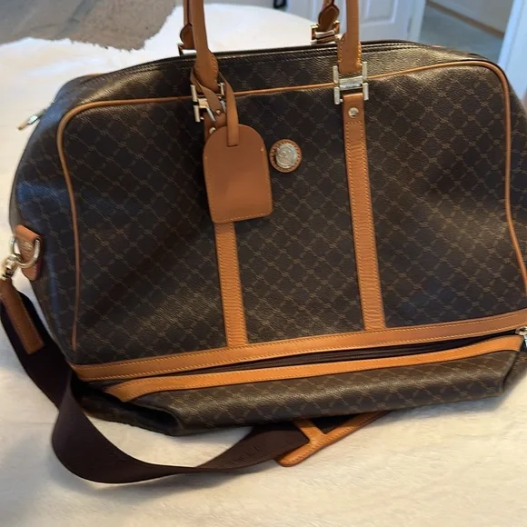 Rioni overnight Brown and Tan Travel Bag - Picture 5 of 7